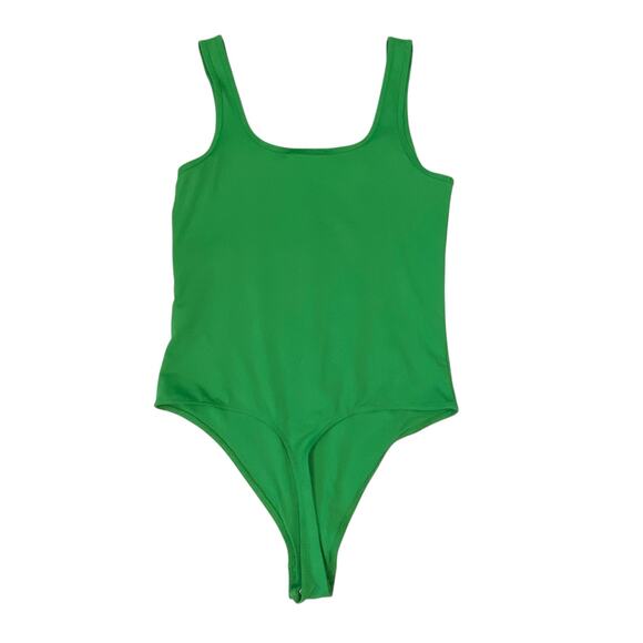 House of Harlow 1960 All Day Contour Bodysuit New With Tag Green Medium - Picture 2 of 7